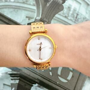 Fossil Carlie ES4429 Rose Gold Tone Stainless Steel Women's Watch
